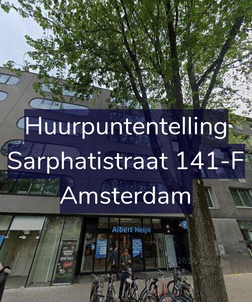 Foto gevel Huurpuntentelling voor Sarphatistraat 141-F, Amsterdam
