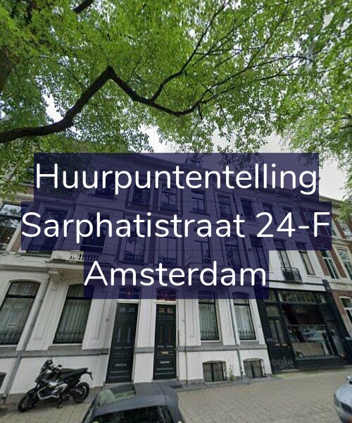 Foto gevel Huurpuntentelling voor Sarphatistraat 24-F, Amsterdam