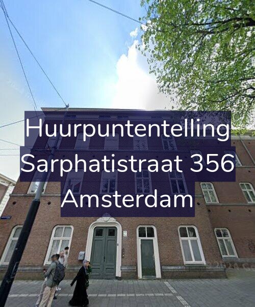 Foto gevel Huurpuntentelling voor Sarphatistraat 356, Amsterdam