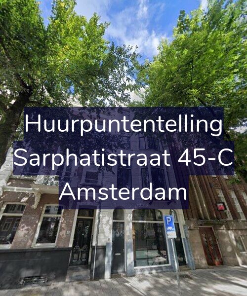 Foto gevel Huurpuntentelling voor Sarphatistraat 45-C, Amsterdam