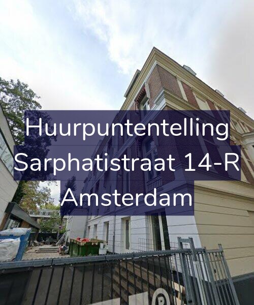 Foto gevel Huurpuntentelling voor Sarphatistraat 14-R, Amsterdam
