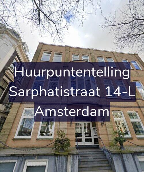 Foto gevel Huurpuntentelling voor Sarphatistraat 14-L, Amsterdam