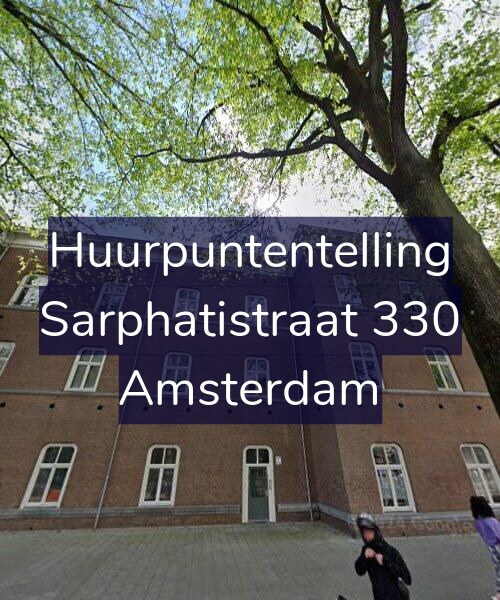 Foto gevel Huurpuntentelling voor Sarphatistraat 330, Amsterdam