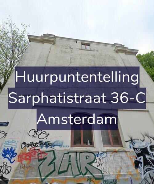 Foto gevel Huurpuntentelling voor Sarphatistraat 36-C, Amsterdam