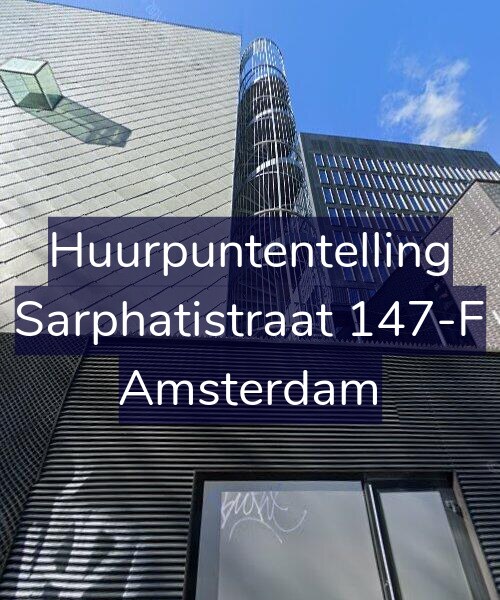 Foto gevel Huurpuntentelling voor Sarphatistraat 147-F, Amsterdam