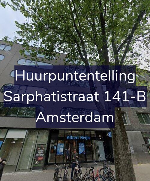 Foto gevel Huurpuntentelling voor Sarphatistraat 141-B, Amsterdam