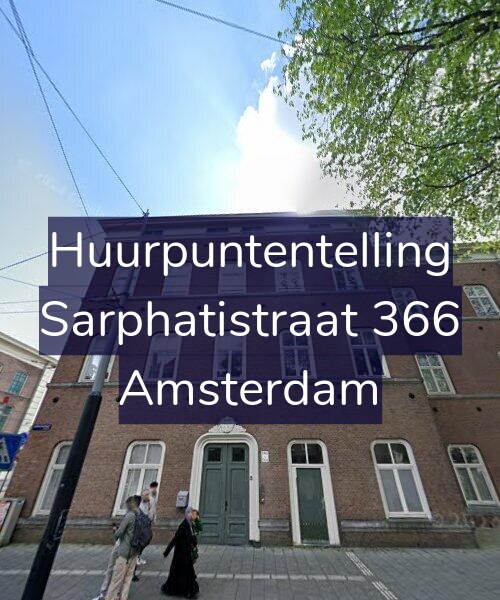 Foto gevel Huurpuntentelling voor Sarphatistraat 366, Amsterdam