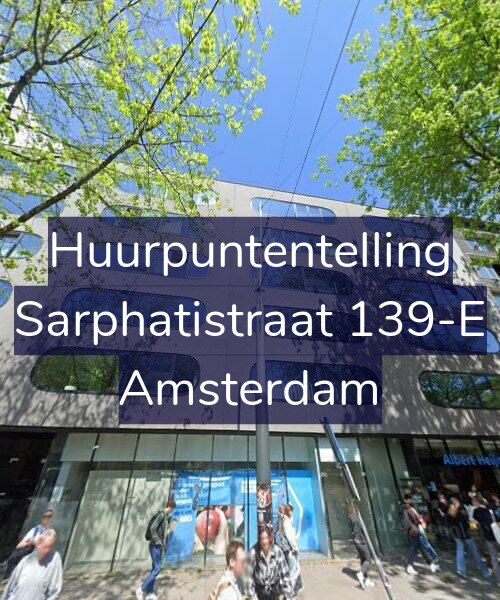 Foto gevel Huurpuntentelling voor Sarphatistraat 139-E, Amsterdam