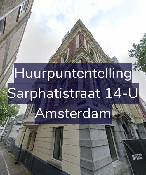 Foto gevel Huurpuntentelling voor Sarphatistraat 14-U, Amsterdam