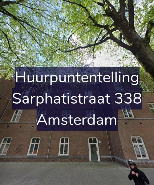 Foto gevel Huurpuntentelling voor Sarphatistraat 338, Amsterdam