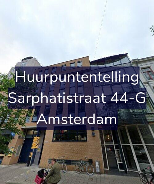 Foto gevel Huurpuntentelling voor Sarphatistraat 44-G, Amsterdam