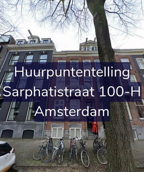 Foto gevel Huurpuntentelling voor Sarphatistraat 100-H, Amsterdam