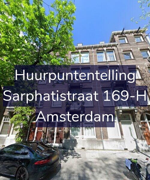 Foto gevel Huurpuntentelling voor Sarphatistraat 169-H, Amsterdam