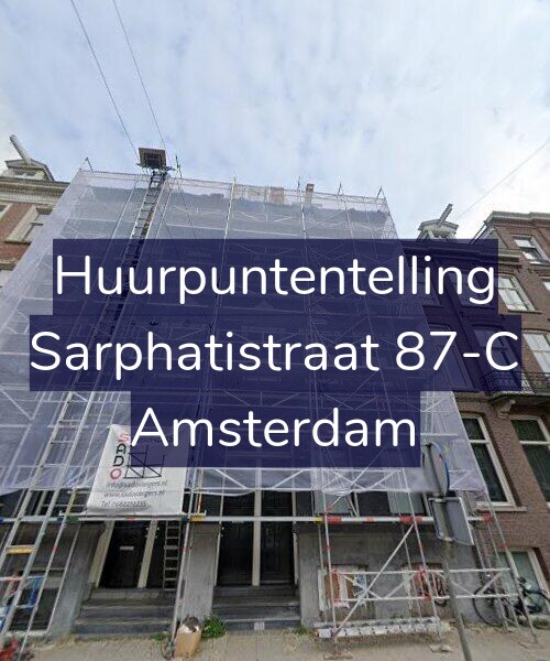 Foto gevel Huurpuntentelling voor Sarphatistraat 87-C, Amsterdam