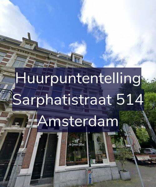 Foto gevel Huurpuntentelling voor Sarphatistraat 514, Amsterdam