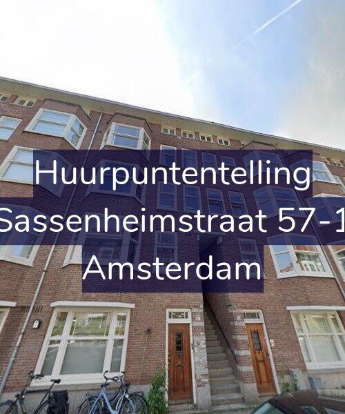Foto gevel Huurpuntentelling voor Sassenheimstraat 57-1, Amsterdam