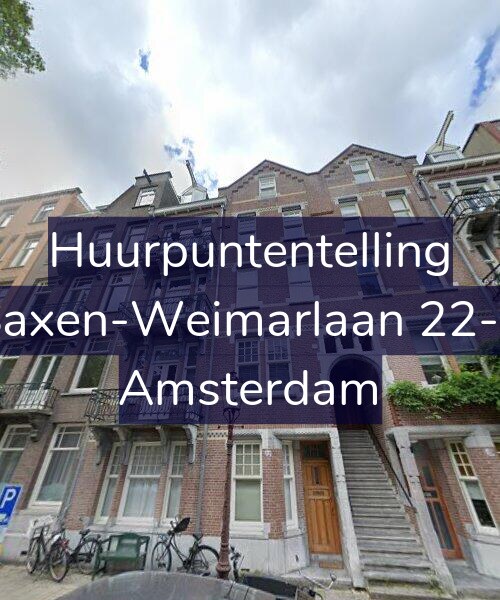 Foto gevel Huurpuntentelling voor Saxen-Weimarlaan 22-1, Amsterdam
