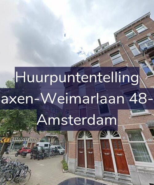 Foto gevel Huurpuntentelling voor Saxen-Weimarlaan 48-3, Amsterdam