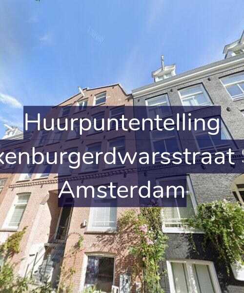 Foto gevel Huurpuntentelling voor Saxenburgerdwarsstraat 9-1, Amsterdam