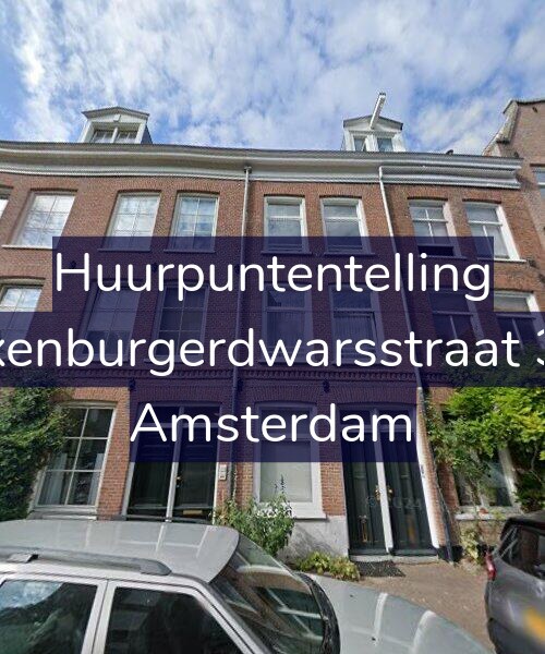 Foto gevel Huurpuntentelling voor Saxenburgerdwarsstraat 3-H, Amsterdam