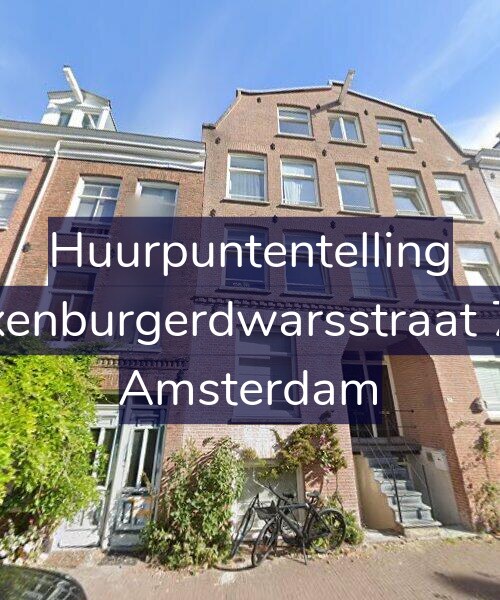 Foto gevel Huurpuntentelling voor Saxenburgerdwarsstraat 7-H, Amsterdam