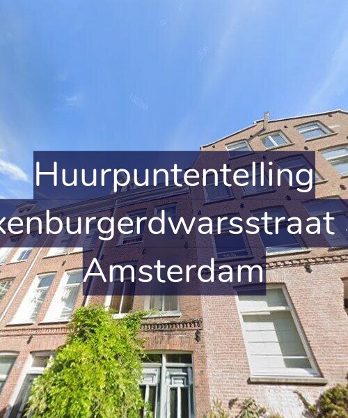 Foto gevel Huurpuntentelling voor Saxenburgerdwarsstraat 5-2, Amsterdam