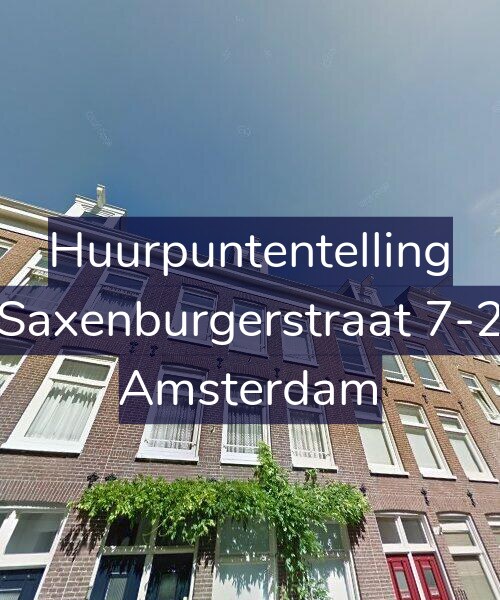 Foto gevel Huurpuntentelling voor Saxenburgerstraat 7-2, Amsterdam