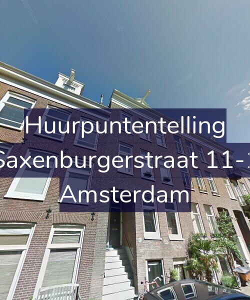Foto gevel Huurpuntentelling voor Saxenburgerstraat 11-1, Amsterdam