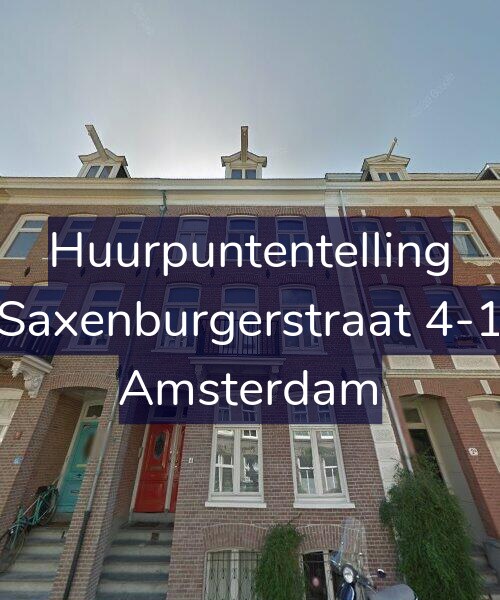 Foto gevel Huurpuntentelling voor Saxenburgerstraat 4-1, Amsterdam