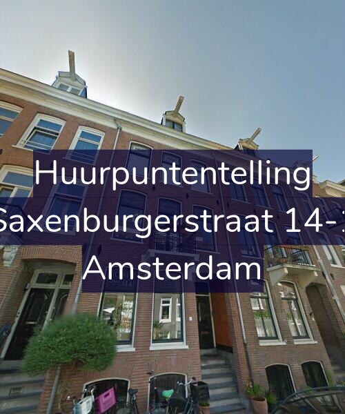 Foto gevel Huurpuntentelling voor Saxenburgerstraat 14-1, Amsterdam