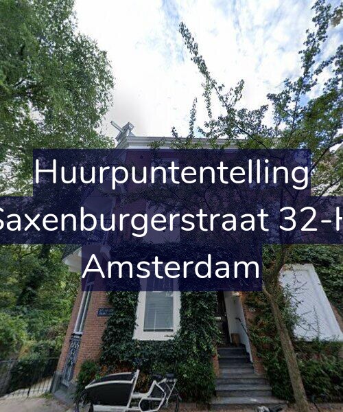 Foto gevel Huurpuntentelling voor Saxenburgerstraat 32-H, Amsterdam