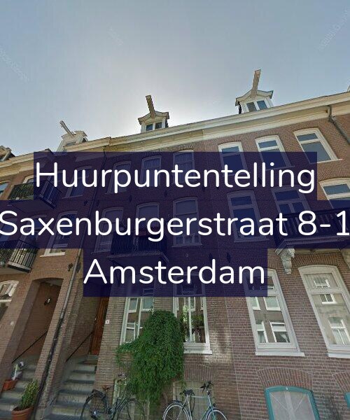 Foto gevel Huurpuntentelling voor Saxenburgerstraat 8-1, Amsterdam