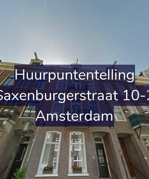 Foto gevel Huurpuntentelling voor Saxenburgerstraat 10-2, Amsterdam