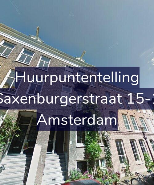 Foto gevel Huurpuntentelling voor Saxenburgerstraat 15-1, Amsterdam