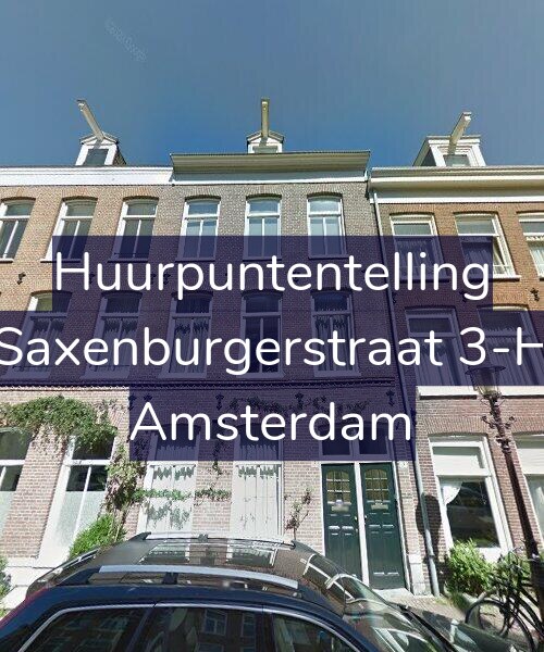 Foto gevel Huurpuntentelling voor Saxenburgerstraat 3-H, Amsterdam