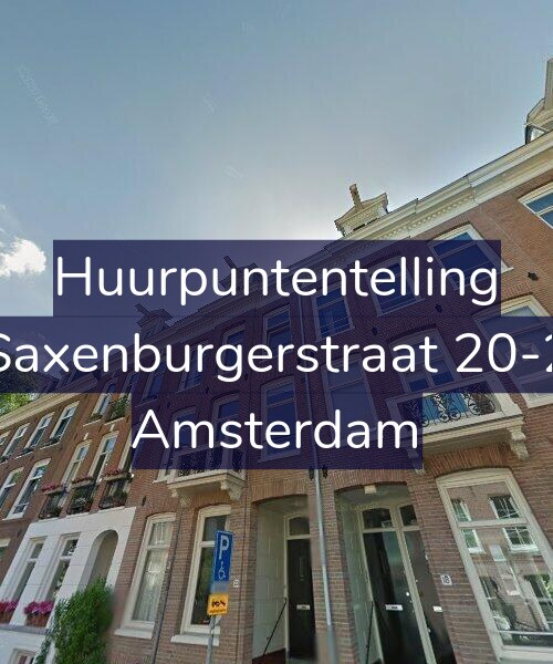 Foto gevel Huurpuntentelling voor Saxenburgerstraat 20-2, Amsterdam