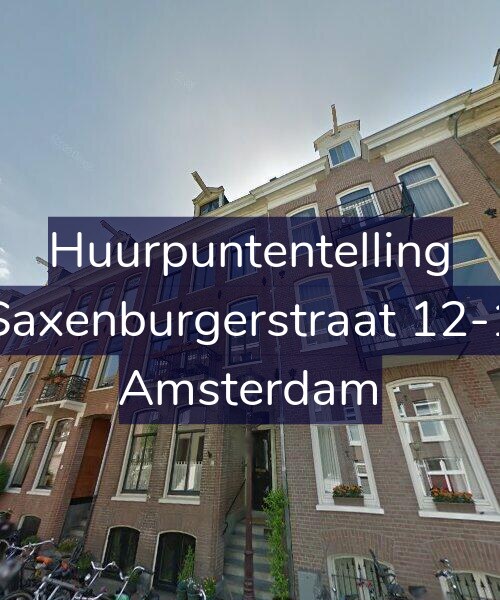 Foto gevel Huurpuntentelling voor Saxenburgerstraat 12-1, Amsterdam