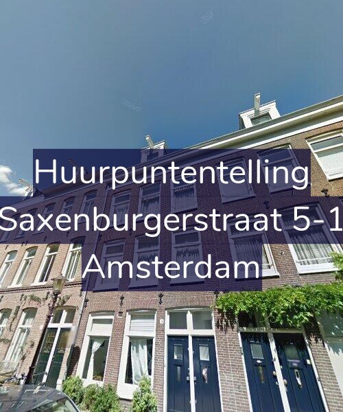 Foto gevel Huurpuntentelling voor Saxenburgerstraat 5-1, Amsterdam