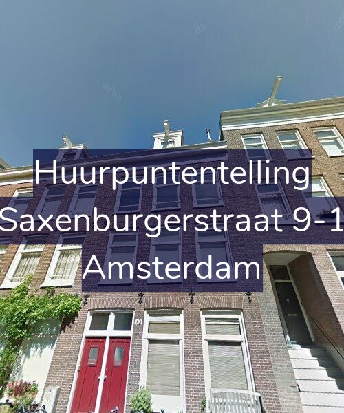Foto gevel Huurpuntentelling voor Saxenburgerstraat 9-1, Amsterdam