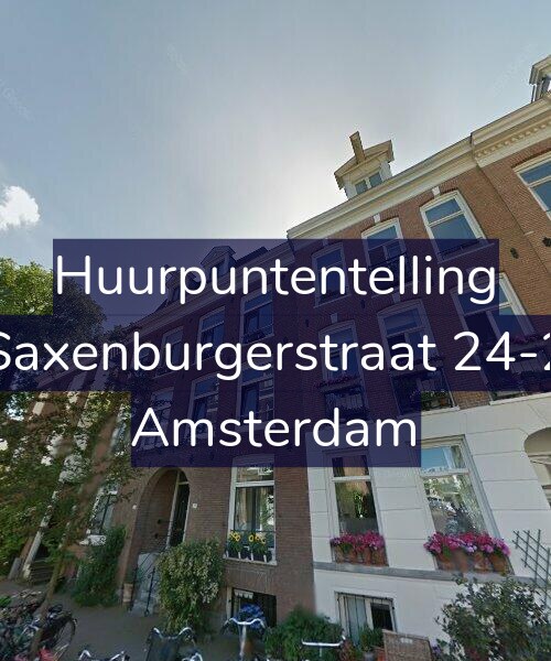 Foto gevel Huurpuntentelling voor Saxenburgerstraat 24-2, Amsterdam