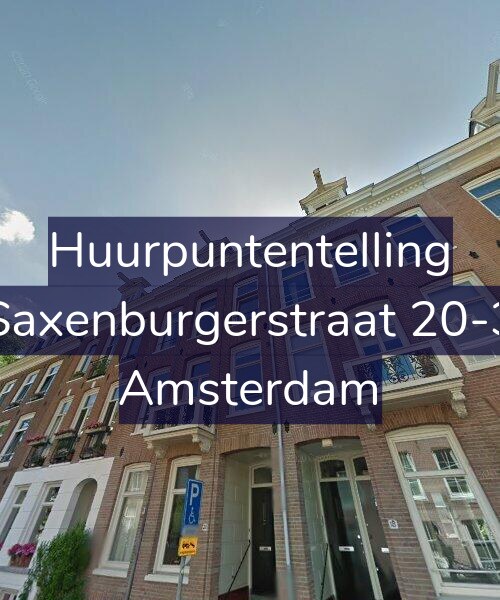 Foto gevel Huurpuntentelling voor Saxenburgerstraat 20-3, Amsterdam