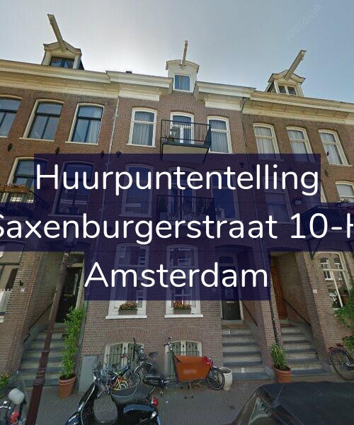 Foto gevel Huurpuntentelling voor Saxenburgerstraat 10-H, Amsterdam