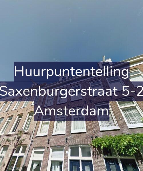 Foto gevel Huurpuntentelling voor Saxenburgerstraat 5-2, Amsterdam
