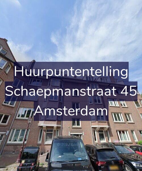 Foto gevel Huurpuntentelling voor Schaepmanstraat 45, Amsterdam