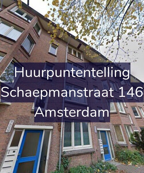 Foto gevel Huurpuntentelling voor Schaepmanstraat 146, Amsterdam