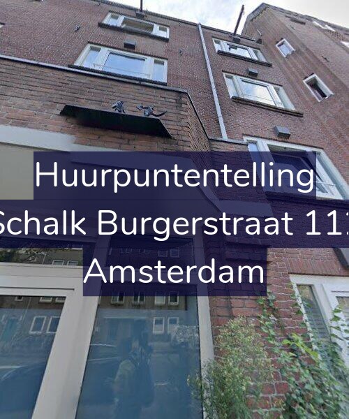 Foto gevel Huurpuntentelling voor Schalk Burgerstraat 112, Amsterdam