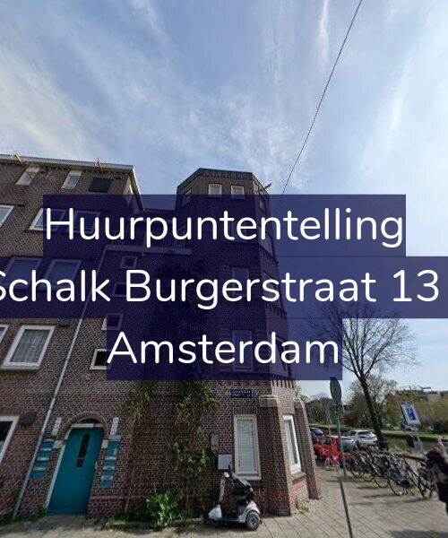 Foto gevel Huurpuntentelling voor Schalk Burgerstraat 131, Amsterdam