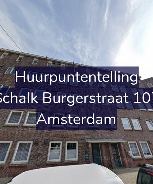 Foto gevel Huurpuntentelling voor Schalk Burgerstraat 107, Amsterdam