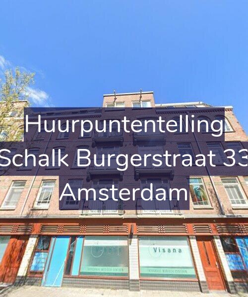 Foto gevel Huurpuntentelling voor Schalk Burgerstraat 33, Amsterdam