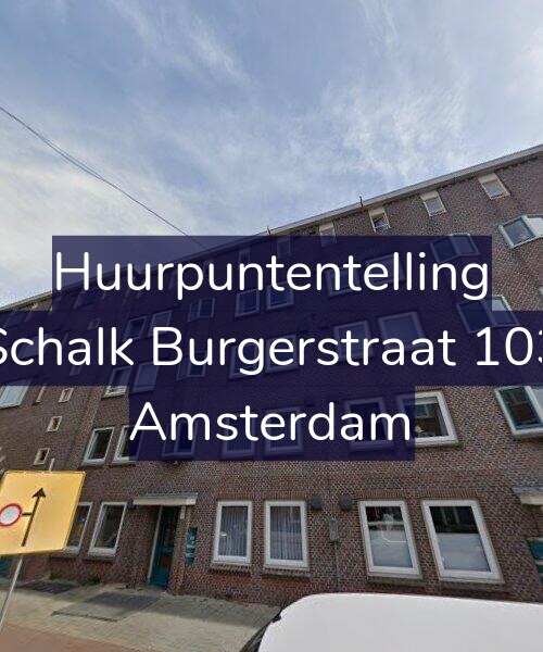 Foto gevel Huurpuntentelling voor Schalk Burgerstraat 103, Amsterdam